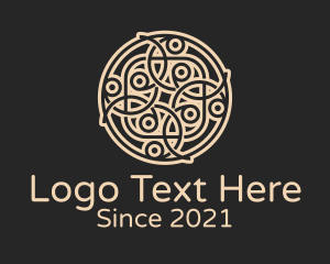 Irish - Celtic Circle Decoration logo design