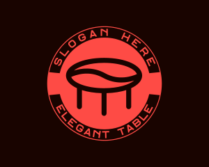 Table - Coffee Bean Table logo design