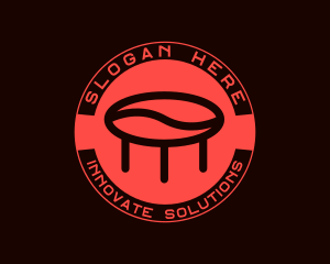 Furniture Shop - Coffee Bean Table logo design