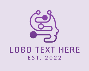 Humanoid - Humanoid AI Technology logo design