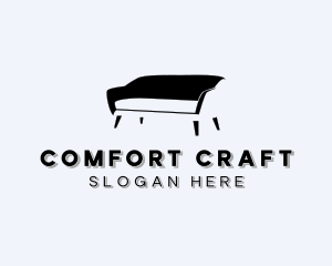 Upholsterer - Sofa Chair Furniture logo design