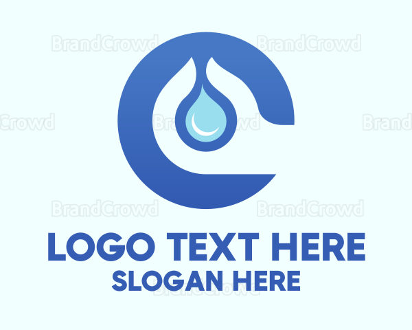 Water Conservation Hand Logo