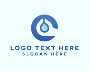 Laundromat - Water Conservation Hand logo design