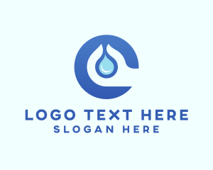 Hydration - Water Conservation Hand logo design