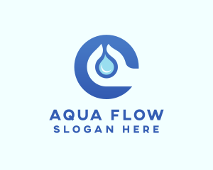 Hydration - Water Conservation Hand logo design