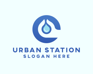 Water Conservation Hand logo design