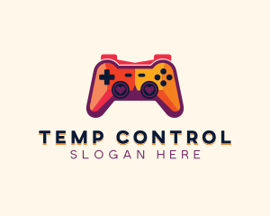 Heart Game Controller logo design