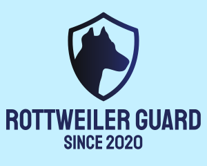 Guard Dog Shield logo design