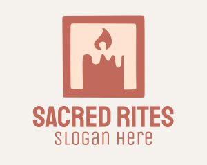 Ritual - Pillar Wax Candle logo design