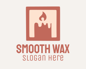 Wax - Pillar Wax Candle logo design