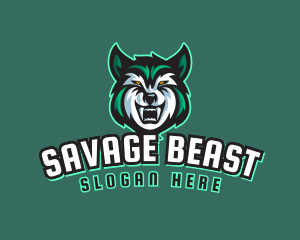  Wild Wolf Beast logo design