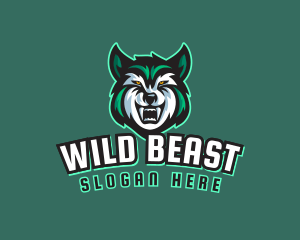  Wild Wolf Beast logo design