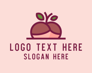 Lingerie - Seductive Erotic Fruit logo design