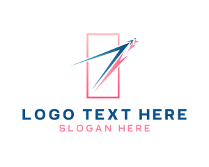 Logistics - Digital Tech Arrow Media logo design