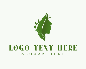 Goddess - Leaf Goddess Beauty logo design