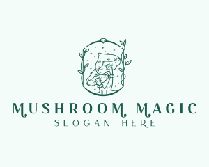 Mushroom - Mushroom Fungi Plant logo design