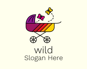 Nursery Baby Stroller  Logo