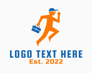 Toolbox - Running Mechanic Service logo design