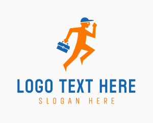 Service - Running Mechanic Service logo design