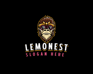 Hip Hop - Streetstyle Monkey Sunglasses logo design