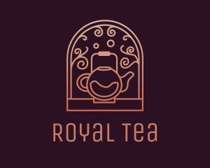 Elegant Kettle Teahouse logo design