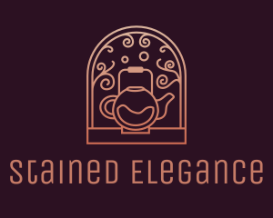 Elegant Kettle Teahouse logo design