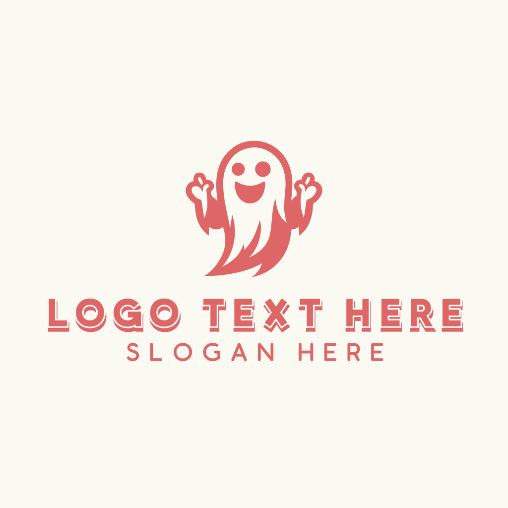 Scary Halloween Ghost Logo | BrandCrowd Logo Maker