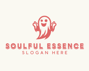 Soul - Scary Halloween Ghost logo design