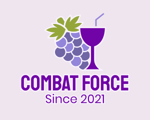 Wine Business - Cocktail Grape Drink logo design