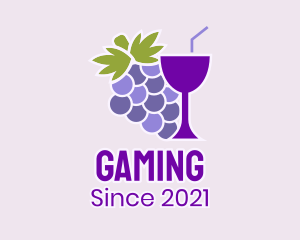 Wine - Cocktail Grape Drink logo design