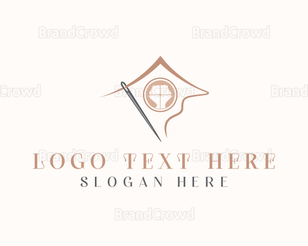 Seamstress Home Tailoring Logo