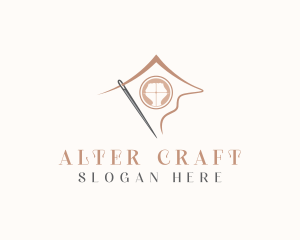 Seamstress Home Tailoring logo design