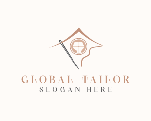 Seamstress Home Tailoring logo design