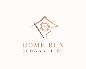 Seamstress Home Tailoring logo design