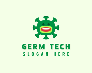 Germ - Virus Monster Bacteria logo design