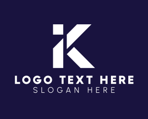 Letter Kk - Modern Abstract Consulting Firm logo design