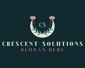 Floral Moon Boutique logo design