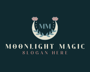 Floral Moon Boutique logo design