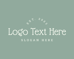 Wordmark - Modern Stylish Business logo design
