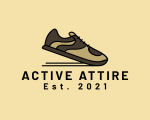 Sportswear - Rubber Shoes Footwear logo design