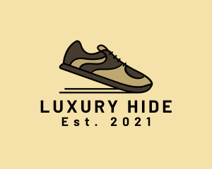 Leather - Rubber Shoes Footwear logo design