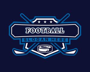 Field - Hockey Puck Sports logo design