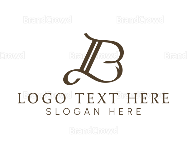 Elegant Fashion Letter B Logo