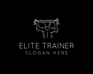 Trainer - Athletic Gym Trainer logo design