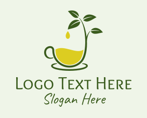 Saucer - Citrus Green Tea logo design