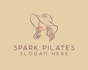 Elegant Female Model Logo