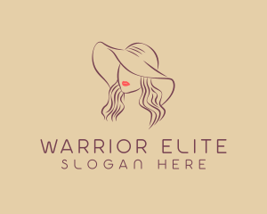 Elegant Female Model Logo