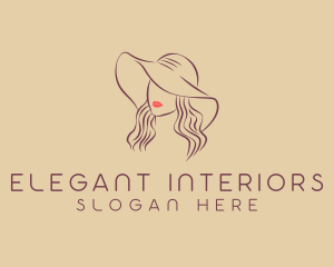 Elegant Female Model logo design