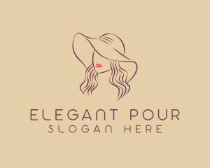 Elegant Female Model logo design