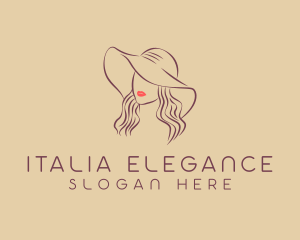 Elegant Female Model logo design